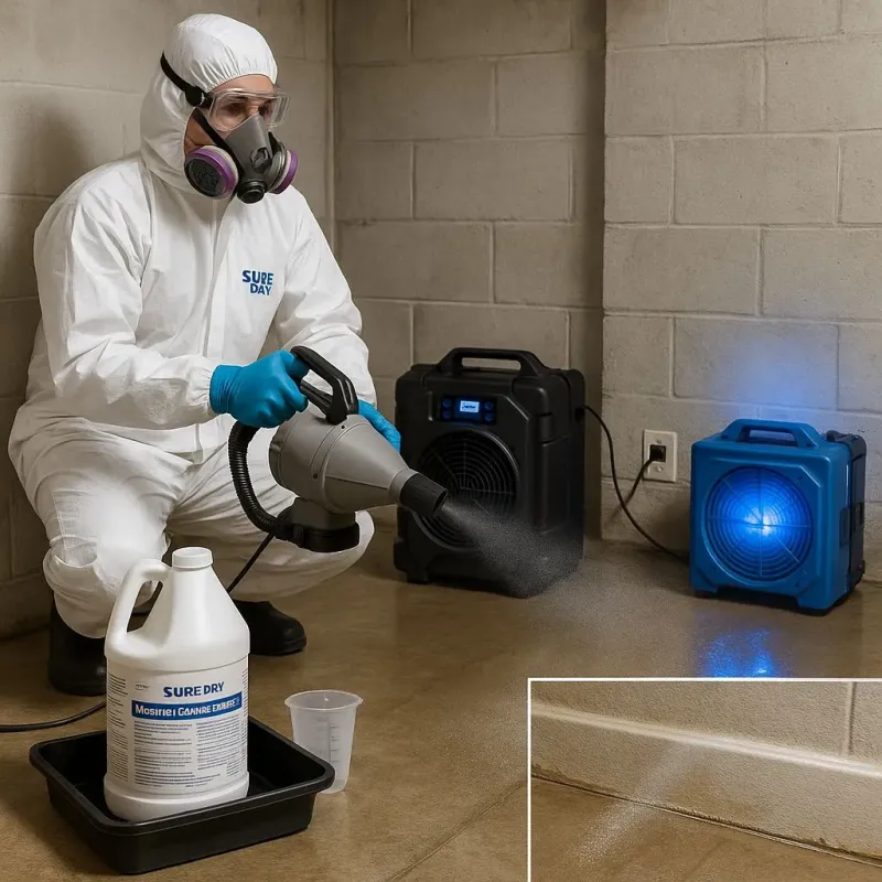 Sanitization and Odor Removal process in Grayville, IL