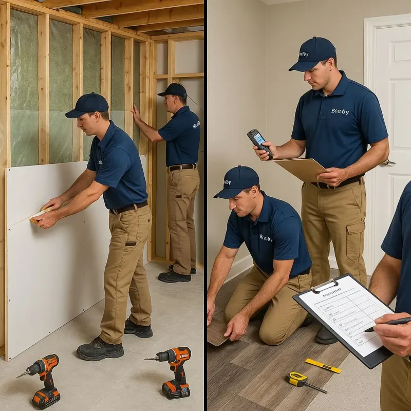 Repairs and Reconstruction process in Grayville, IL